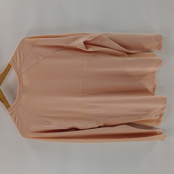 Columbia Pullover Top Size XL Peach Vented Sides Sleeves and Upper Back - Picture 7 of 8